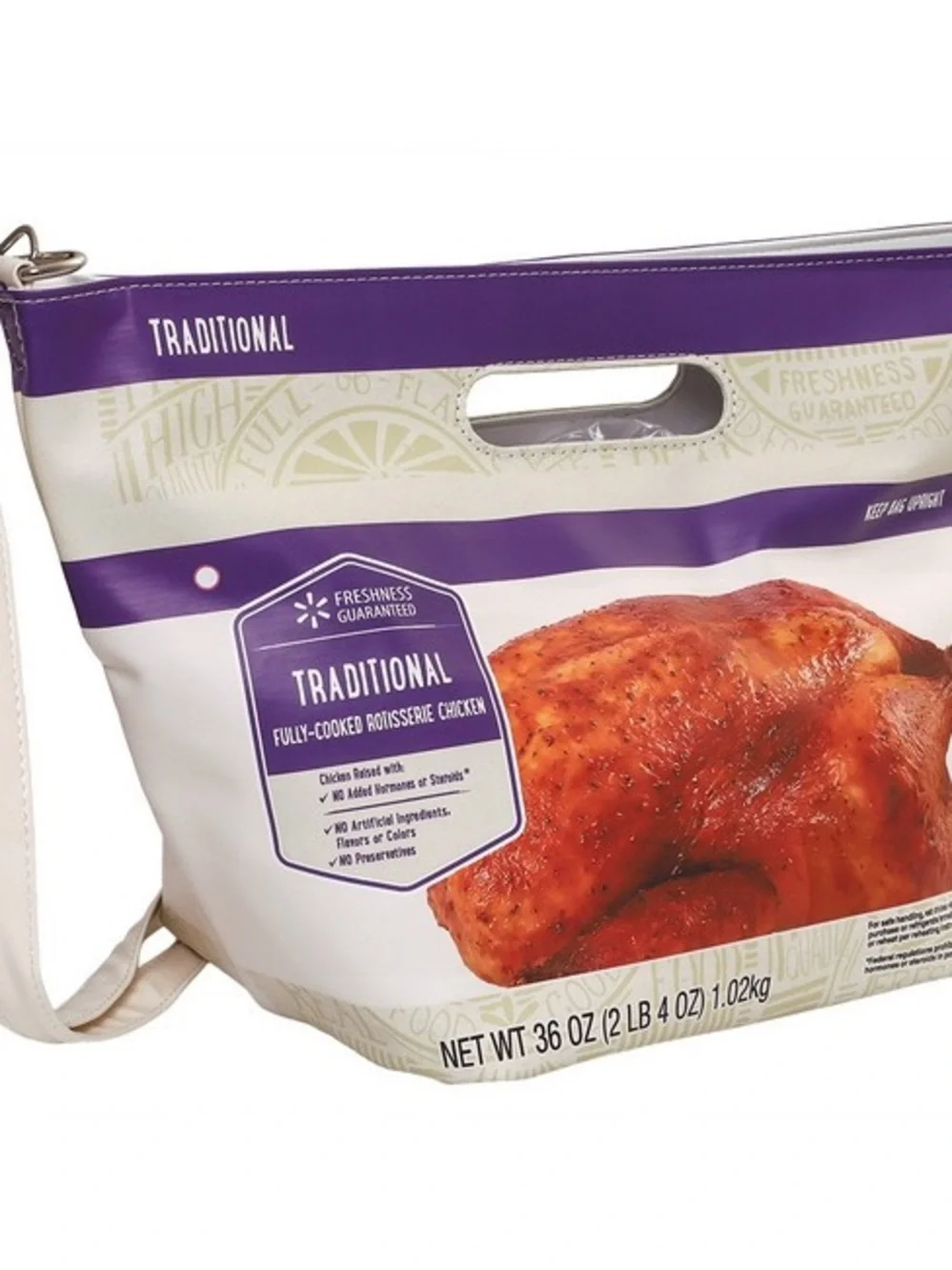 Walmart Traditional Rotisserie Chicken Novelty Crossbody Bag
